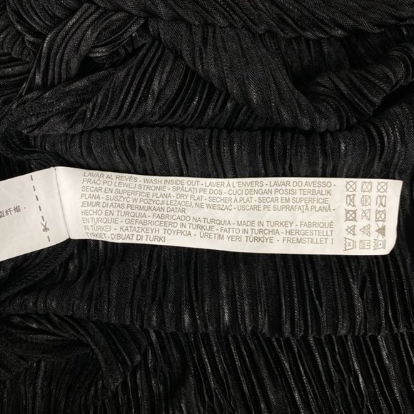 Zara Collection Woman Basic Black, Green Long-sleeve Detail Shirt Size S… - Picture 8 of 9